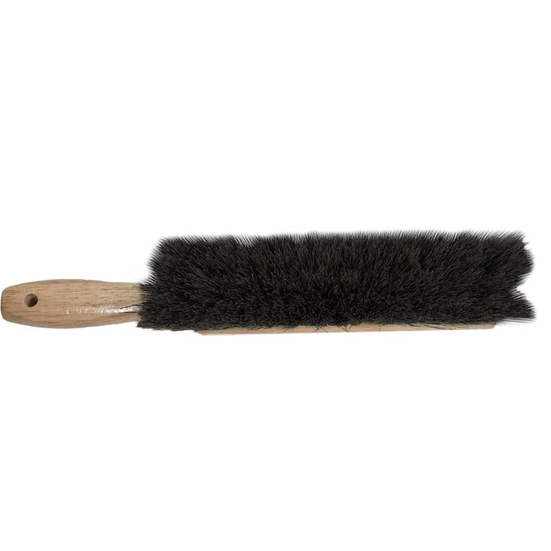 Marshalltown 13 1/2 Inch Beaver Tail Brush, Black Horsehair Fibers, Masonry, Concrete, Made in The USA, 6517 - Image 2